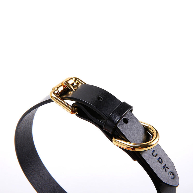 Leather Cosplay Choker & Leash (Leash should be purchased separately）