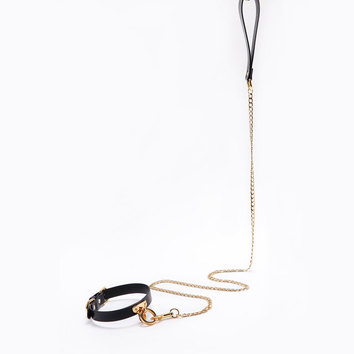 Leather Cosplay Choker & Leash (Leash should be purchased separately）