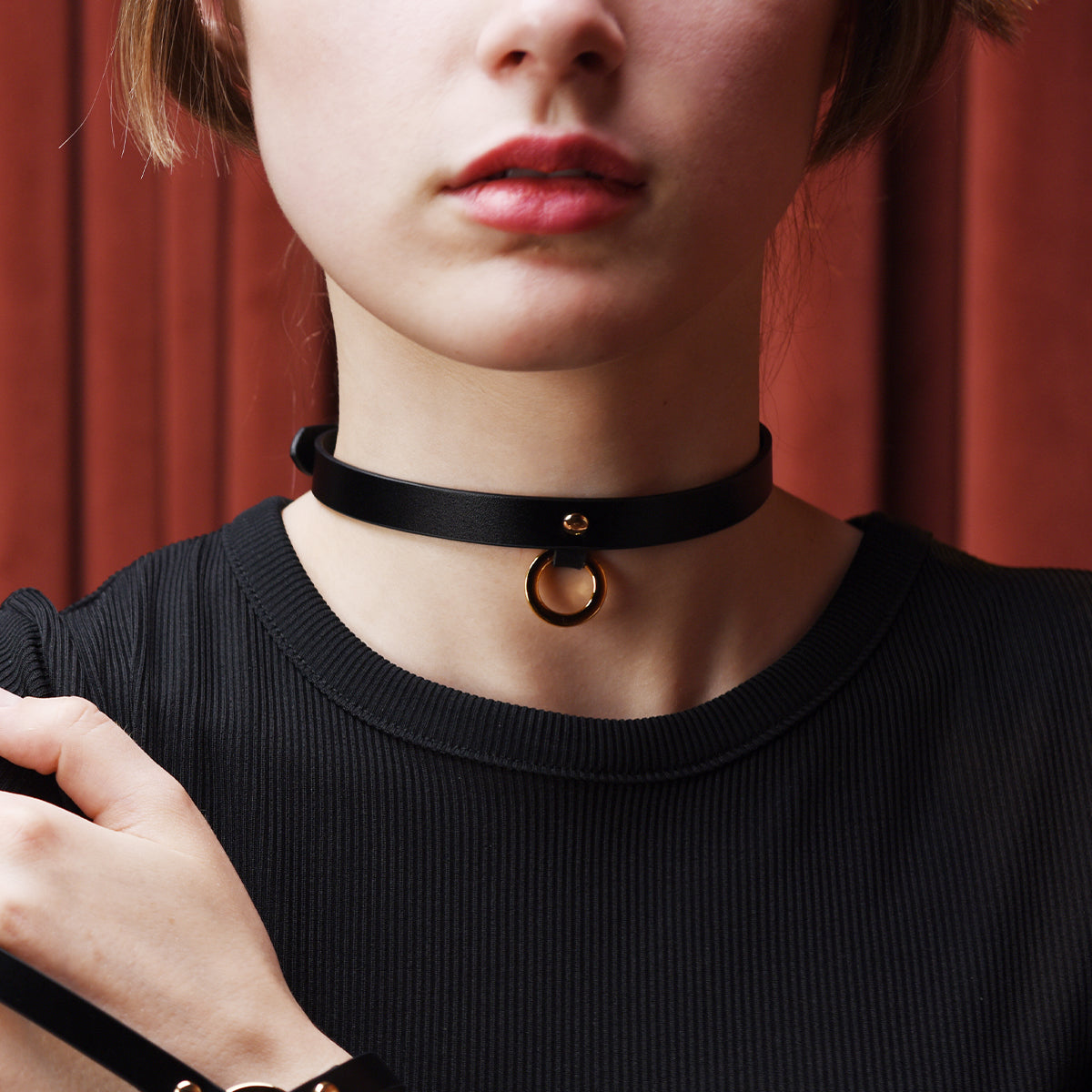 Leather Thin choker