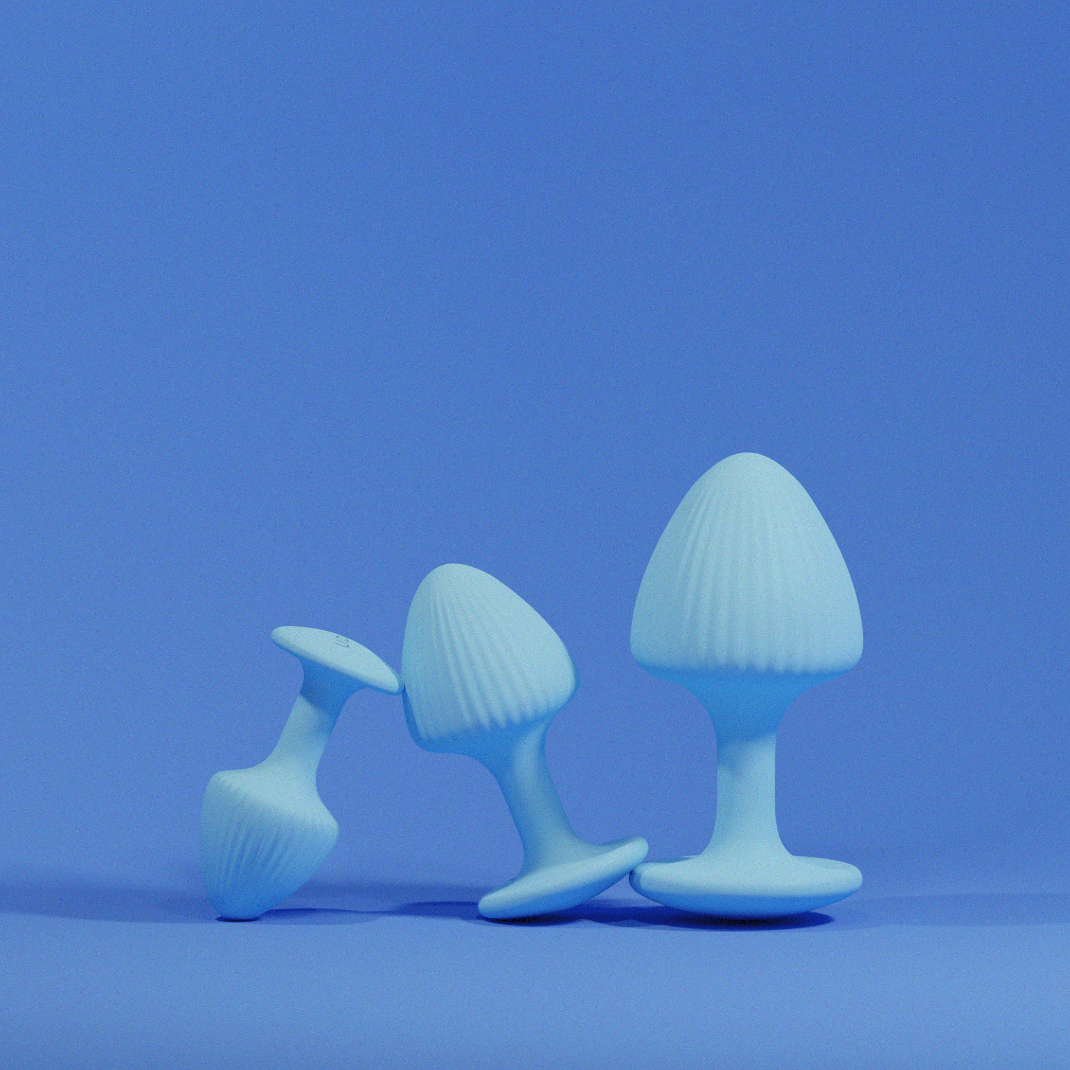 The Mushroom Butt Plugs Three-piece Set