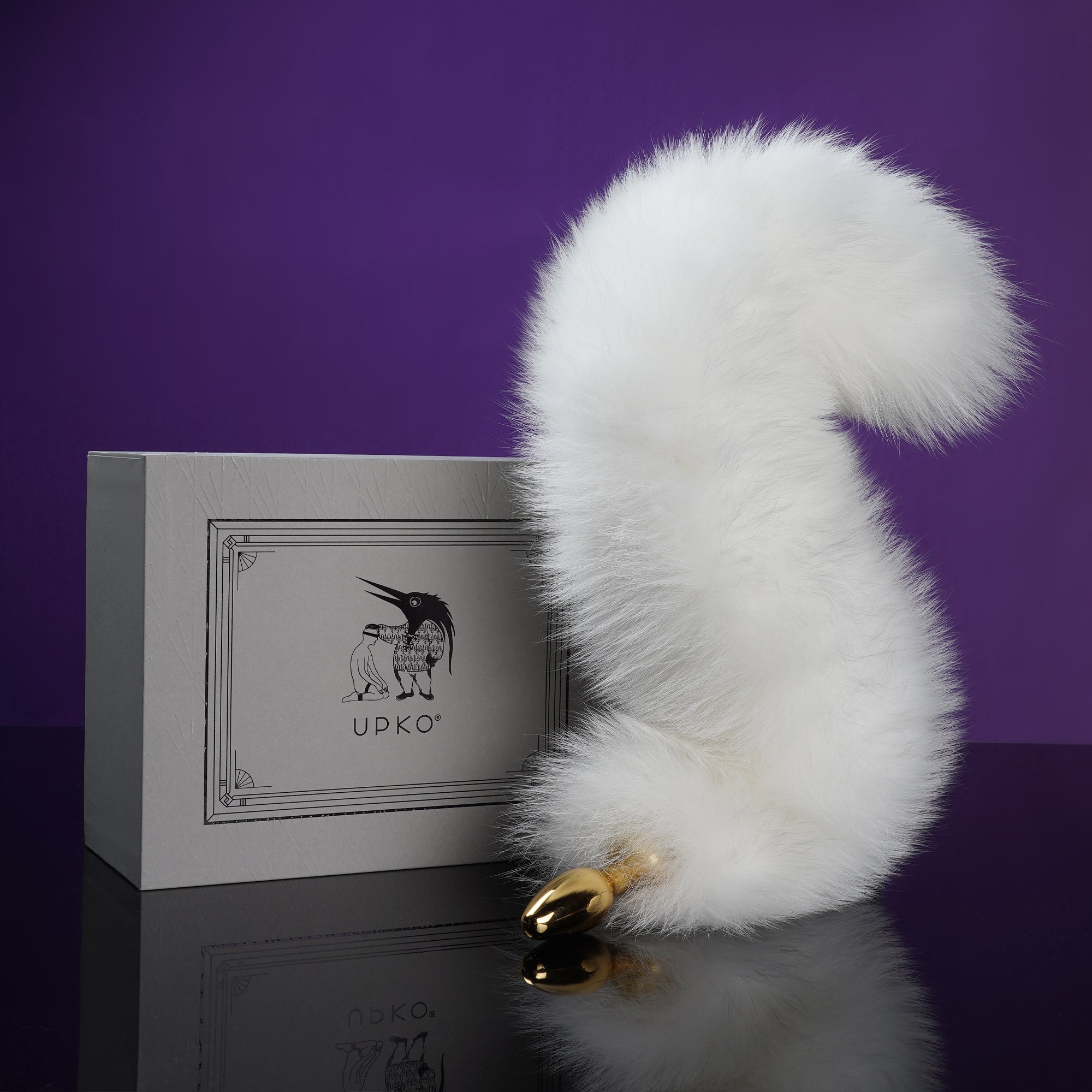 Fox Fur Tail Small Butt Plug